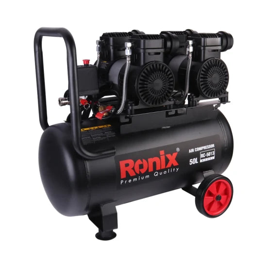 Ronix Model RC-5013 Oil Free Silent 50L Tank Electric Portable Air Compressor