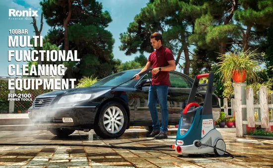 Ronix RP-2100 Multi-Functional Cleaning Equipment 100bar High Pressure Cleaner Automatic Car Washer