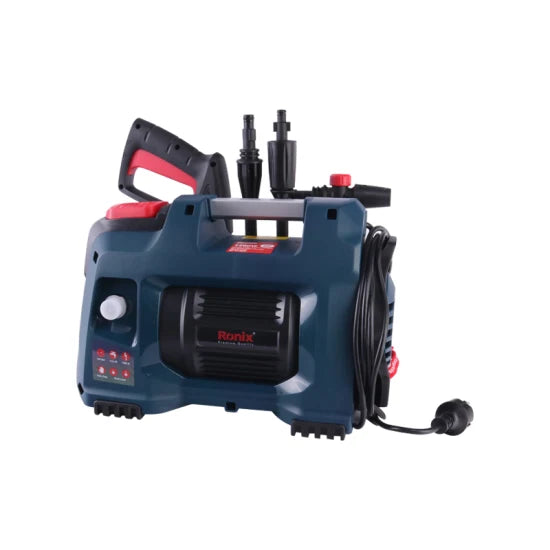 RONIX Ronix RP-U100c 100bar Cleaner with Soap Bottle and Hose Reel Best for Cleaning Cars Driveways Electric Pressure Washer
