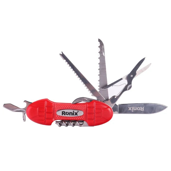 Ronix Rh-1192 15 in Multi-Functional Combination Tools Set Pocket Folding Plier Knife