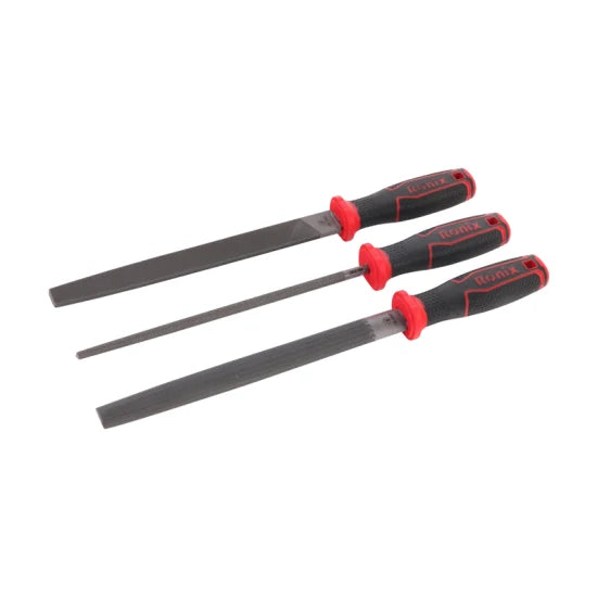 Ronix Rh-2505 Files 3PCS Sets Premium Quality Germany Brand Hot Sell Hand Tools Steel Files Wood Chisel
