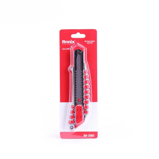 Ronix Rh-3005 Hand Tool Carbon Steel Blade Mini Portable Retractable Knife Cutter