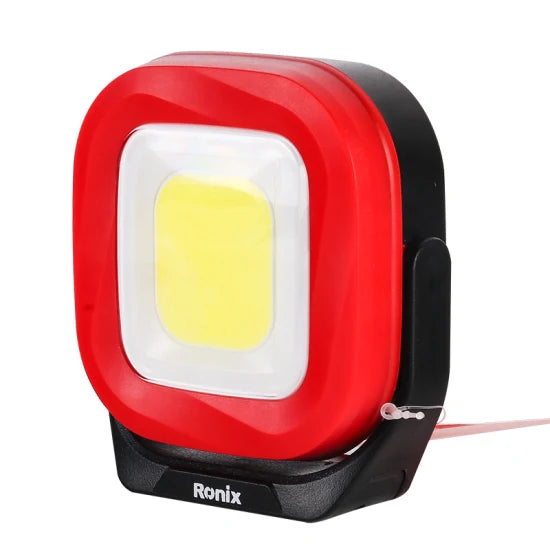 Ronix Rh-4221 Mini Flood Work Light 5V/2A 1000lm High-Quality Outdoor Flood Light High-Performance USB Rechargeable Multi-Functional COB LED Work Light