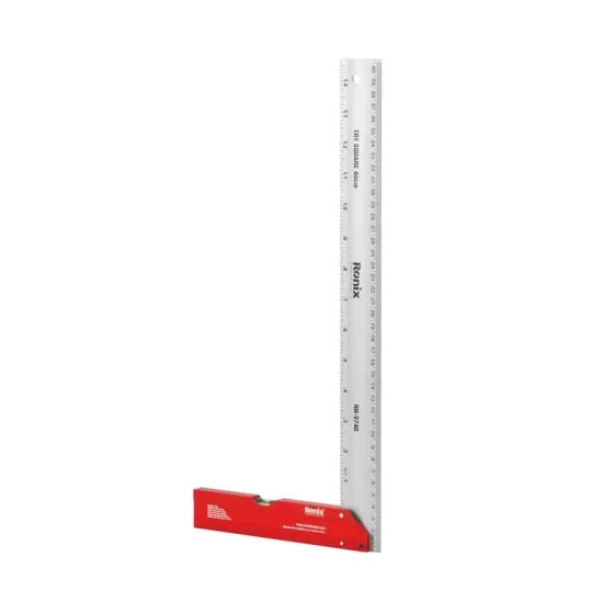 Ronix Rh-9740 Angle Square 40cm 90 Degree Aluminium Measuring Tape L Shape Woodworking Carpenter Tool Try Square
