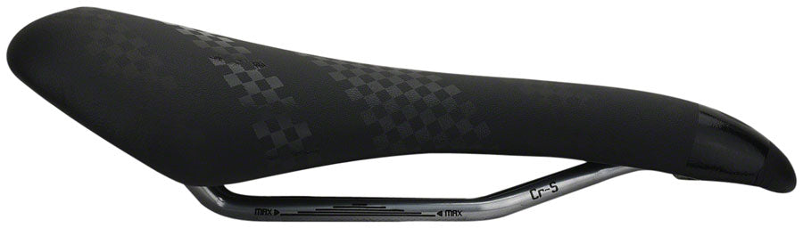 Bike Saddle Smanie DH Series - Chromoly, Microfiber Black, 133