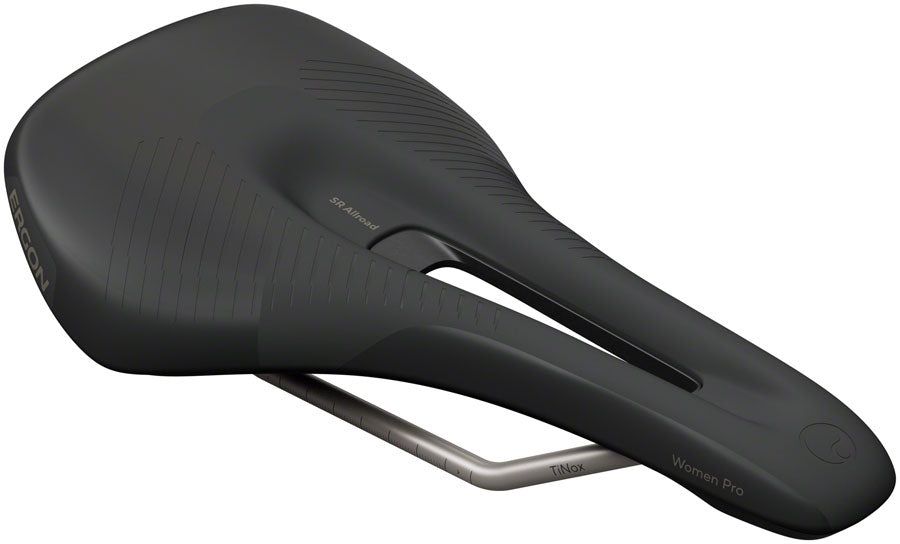 Bike Saddle Ergon SR Allroad Pro - TiNox SL, Black, Women's, Medium/Large