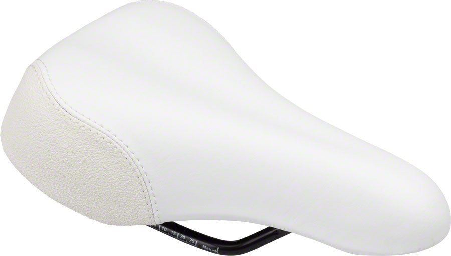 Bike Saddle Planet Bike Little A.R.S - White 130mm Width Steel Rails Kids