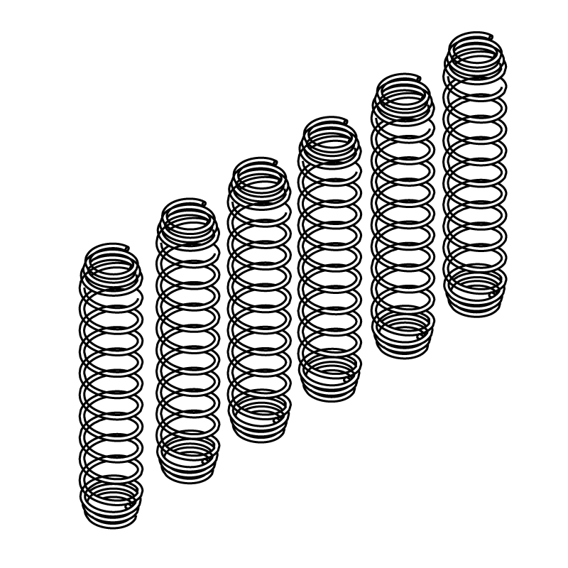 Sargent 13-0265 Spring, LFIC Core Non-Control Chamber 100 Pack