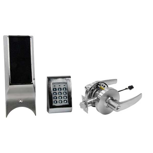 Sargent KP-10XG77-LB-LA-KD Cylindrical Keypad Lock, With Key Override, LA Keyway