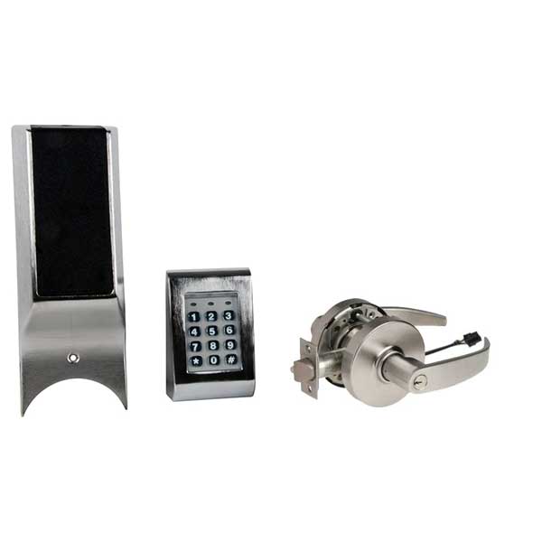 Sargent KP-10XG77-LP-LA-KD Cylindrical Keypad Lock, With Key Override, L Rose, P Lever, LA Keyway