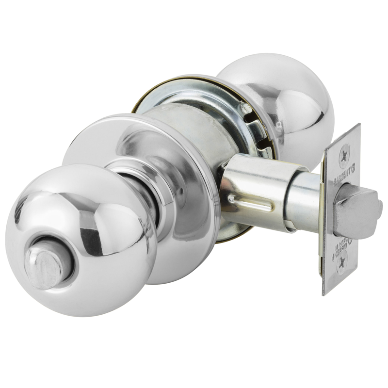Sargent 6G05 Line Medium-Duty Cylindrical Knob Lock, O Rose, B Knob - Entrance or Office Function