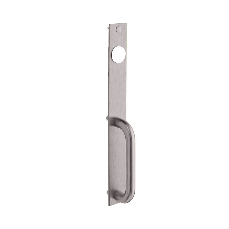 Sargent LC-814-FSW-US32D Nightlatch Pull Exit Device Trim, FSW Design, Less Cylinder, Satin Stainless Steel