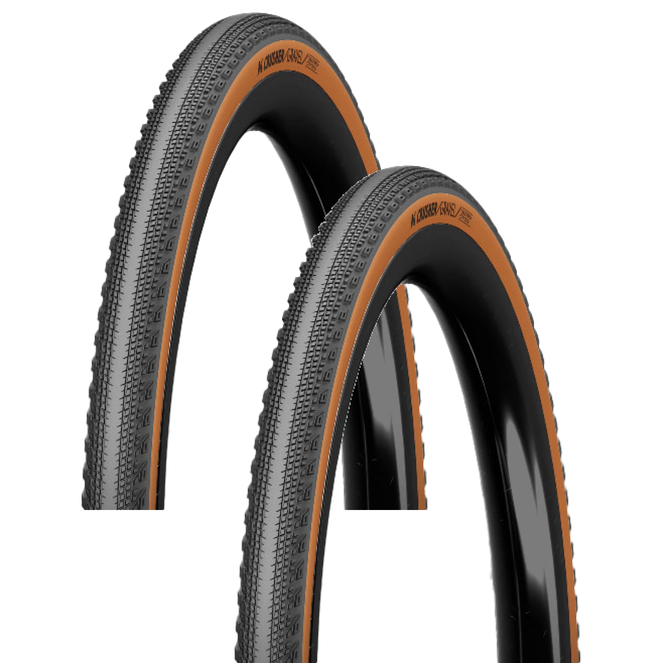 Kenda Crusher Gravel Tire 700x40 Tanwall Tubeless Folding, Dual Compound, High TPI, Lightweight Bundle (2) 9775370