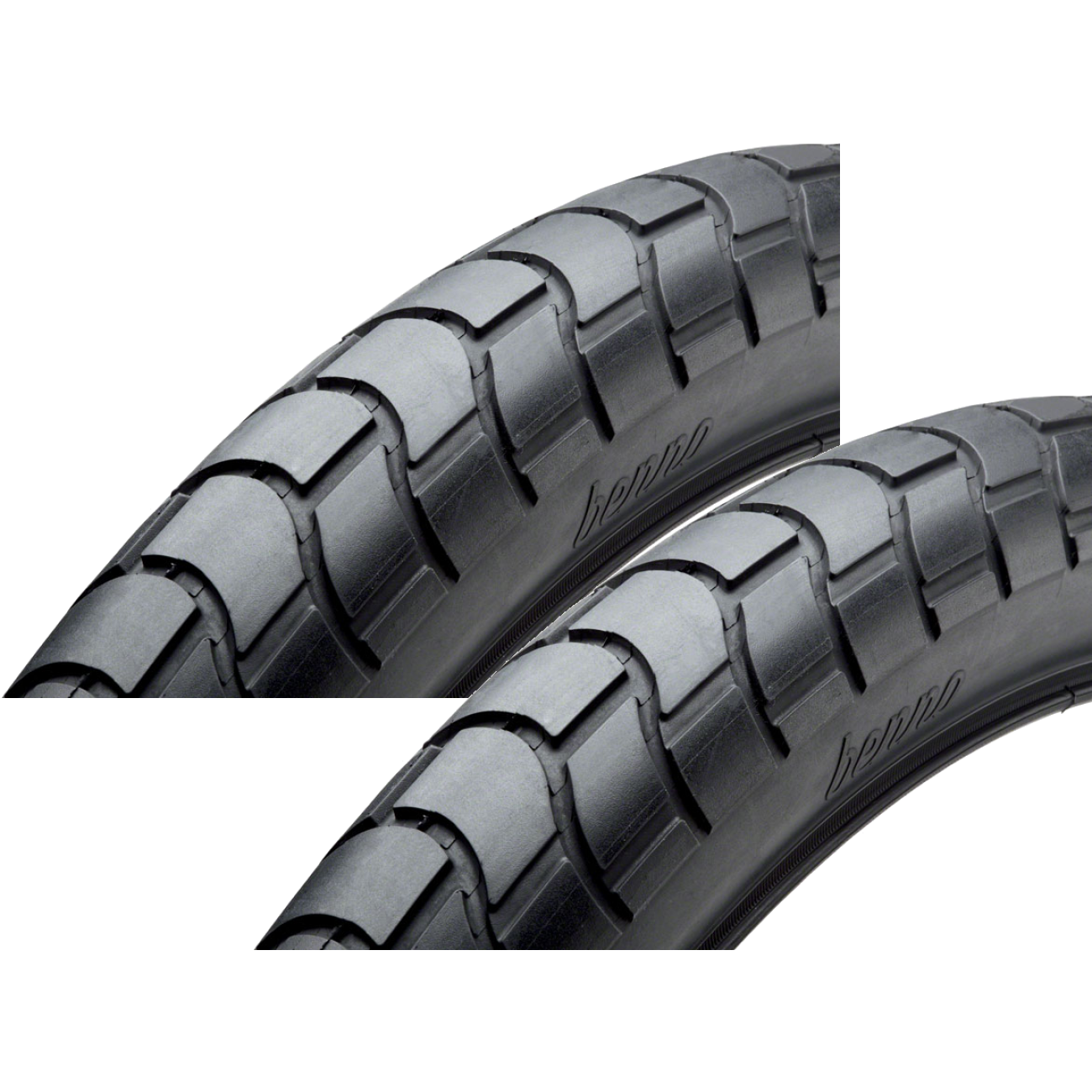 Pack of 2 Benno Dual Sport Tire - 24 x 2.6, Black P6001