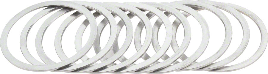 Wheels Manufacturing Spacer Kit for Freewheel & B.B. Cups | 1.0mm, 1.5mm, 2mm Shim Pack for Chainline Adjustment, Crank Clearance, B.S.A. Frames