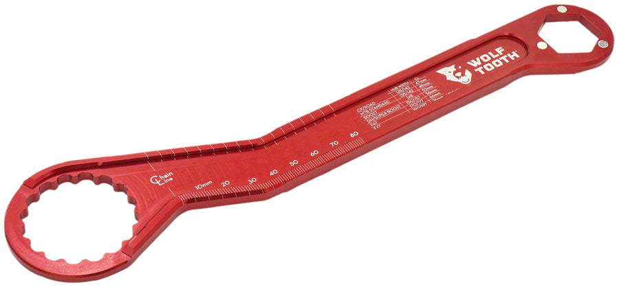 Wolf Tooth Components Pack Wrench 1 Inch Hex Drive 16-Notch 44mm Bottom Bracket