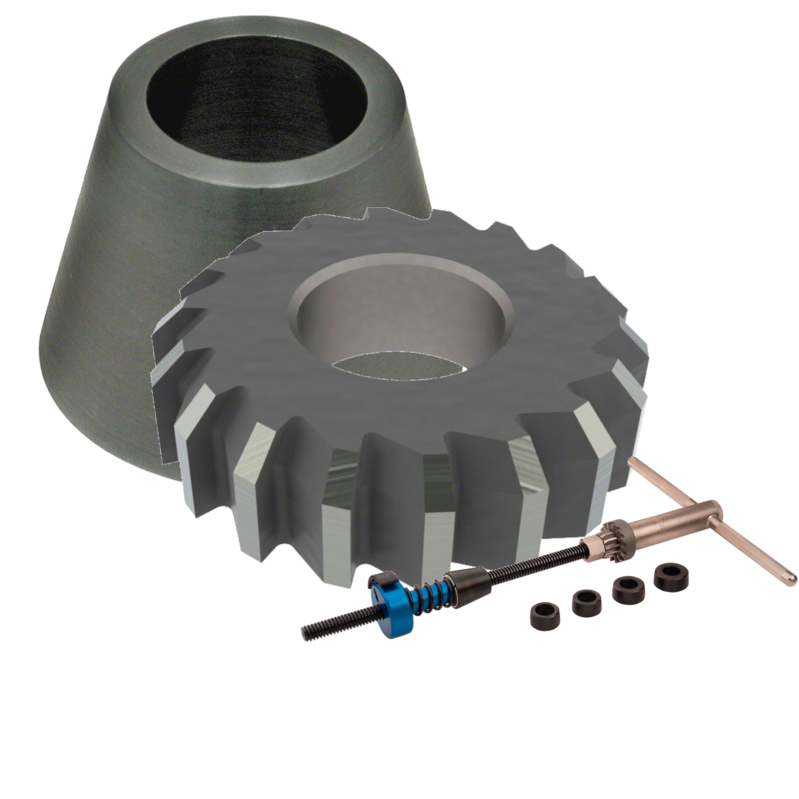 Premium Bicycle Head Tube Reaming & Facing Kit Set Includes Centering Cone & Adapters for Precise Headset Installation