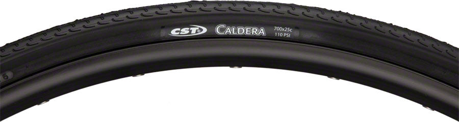 CST Caldera Tire 700 x 25 Clincher Wire Black Reflective Road Bike TB86464000
