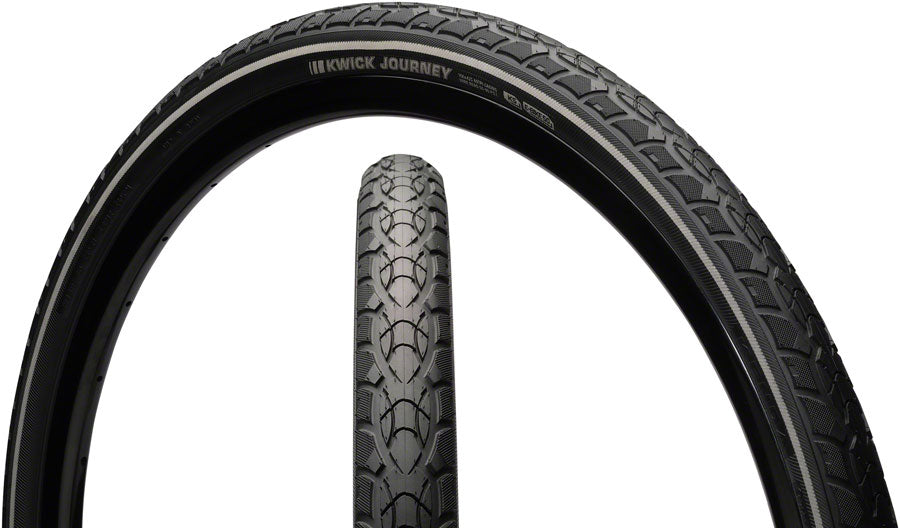 Kenda Kwick Journey Tire 26 x 1.4 Clincher Wire Black/Reflective 60tpi KS 90014333