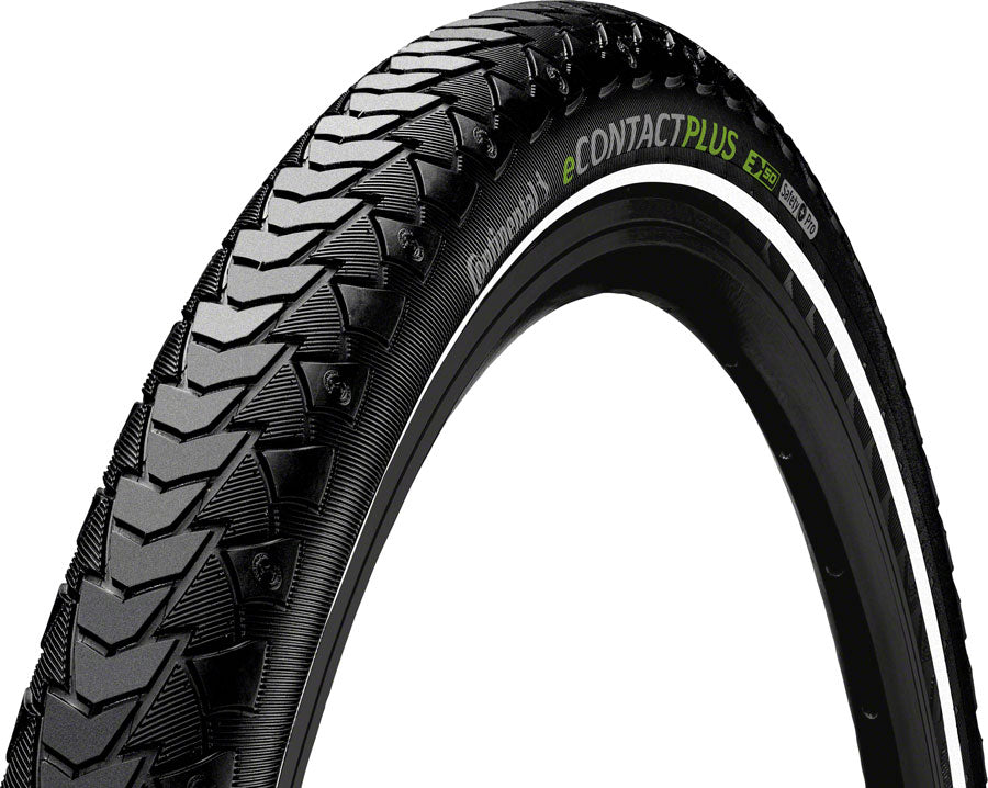 Continental eContact Plus Tire - 700 x 55 / 29 x 2.2, Clincher, Wire, Black/Reflex, SafetyPlus Pro Breaker, E50 01019800000