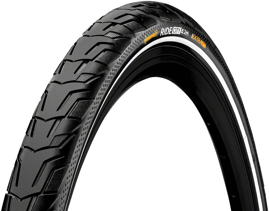 Continental Gravel Tire Ride City - 700 x 47, Clincher, Wire, Black/Reflex, ExtraPuncture Belt, E25 01015560000