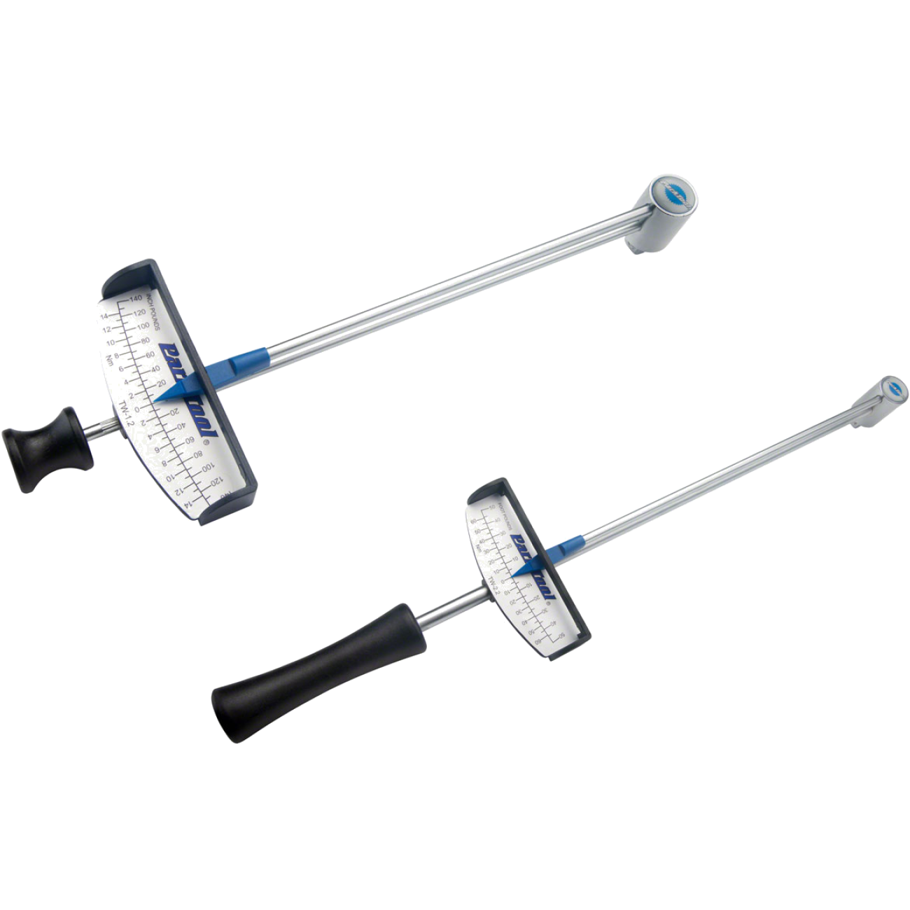 Park Tool Precision Torque Wrench Bundle | 3/8" Drive, Dual-Range, Carbon Fiber-Friendly