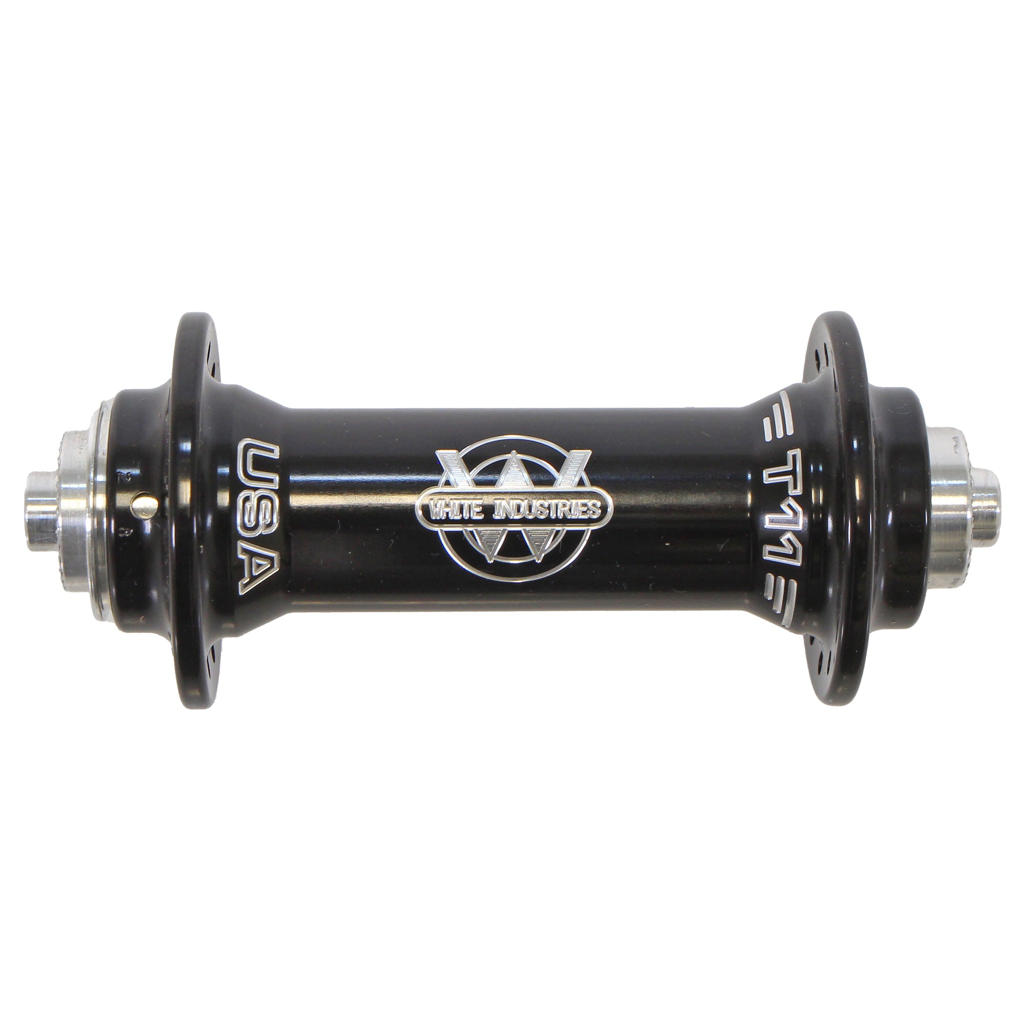 White Industries Front T11 Road Hub, 9x100mm QR, 24h, Black