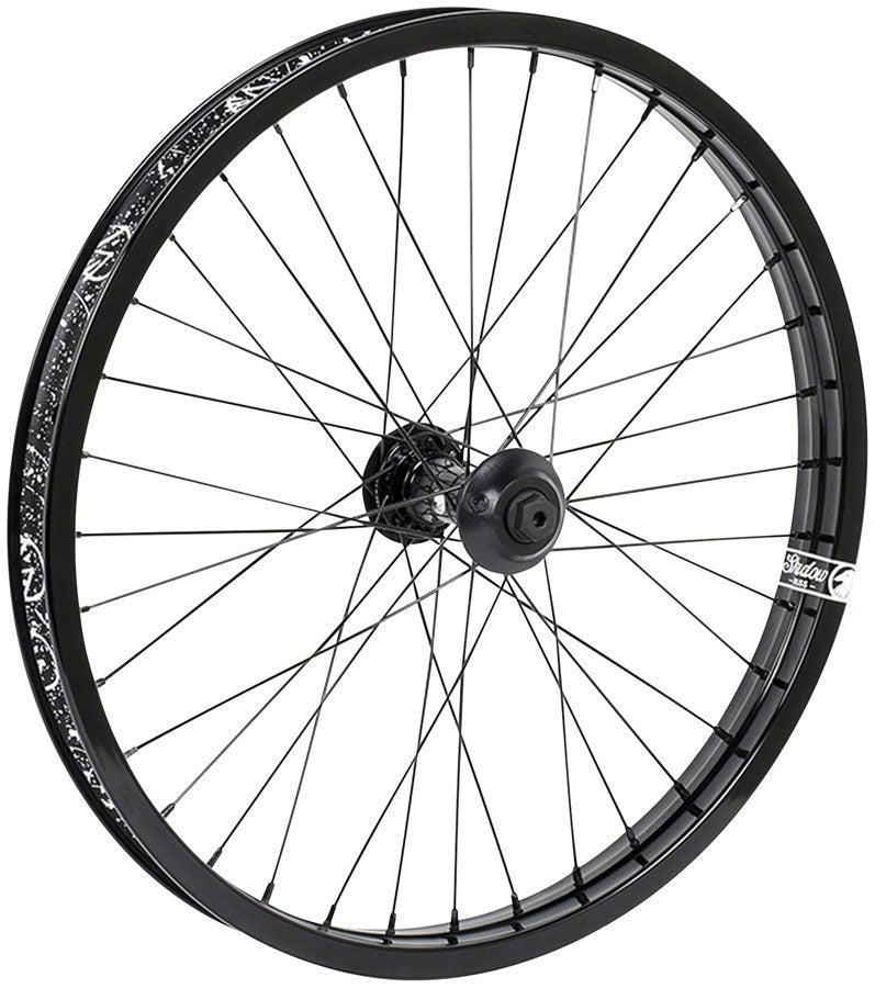 The Shadow Conspiracy 20in Alloy Front Wheel B/O 3/8inx100mm Rim Brake Black