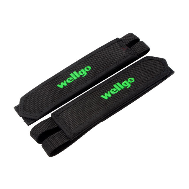 Wellgo W8 Double Straps, Blk Pair