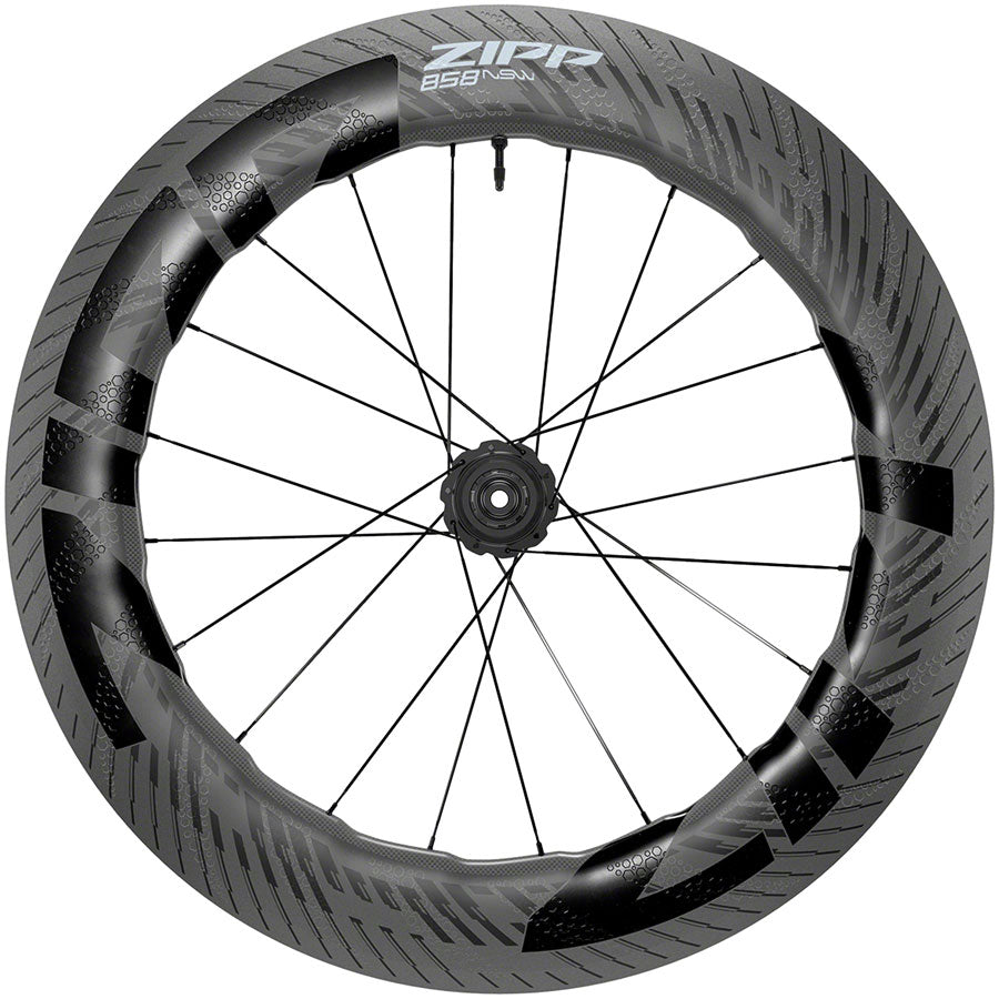 Premium Carbon Zipp 858 NSW Rear Wheel Set – Aero, Tubeless, Center-Lock, HG11/XDR, 12mm Thru Axle, High-Performance Road and Time Trial Racing