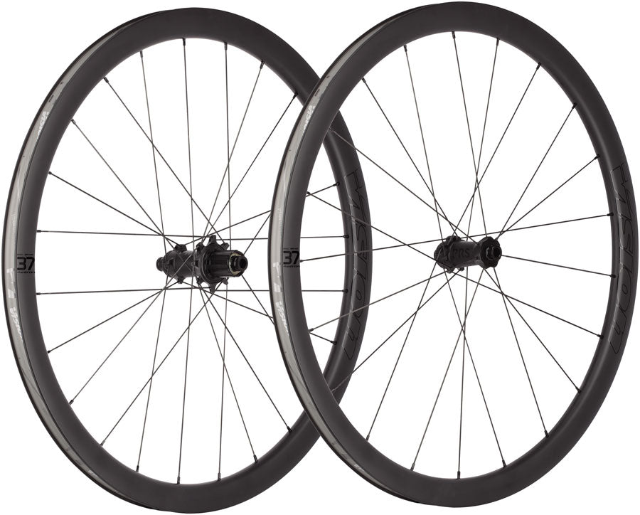 Vision Metron 37 SL Wheelset, Tubeless 700c, 21/24H Spoke Count, Disc Brake, Center Lock Rotor Mount – Black