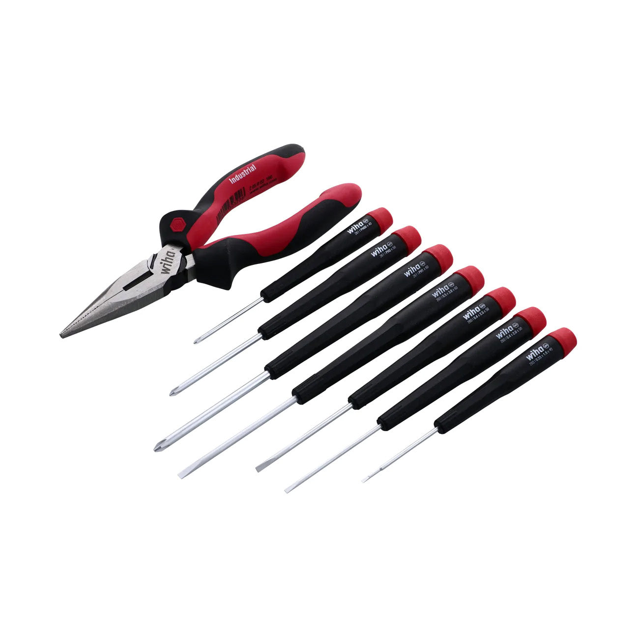 Wiha Tool Precision Slotted/Phillips Screwdrivers/Pliers,8set NL