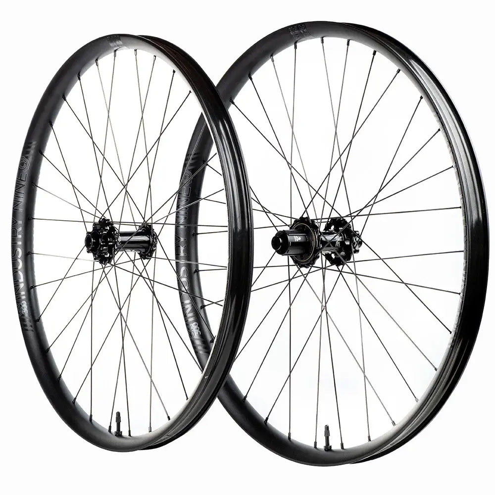 Industry Nine DH S 29" Bike Wheels with Hydra2 Hub Technology — Heavy-Duty Aluminum, Tubeless Ready, E-Bike Compatible, 6-Bolt Disc, Black