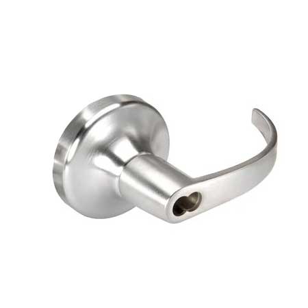 Accentra (Yale) B-PB-446F-626 Exit Device Rose Lever Trim, Classroom (08), SFIC Prep, Less Core, Pacific Beach Lever, For 6100 Exit Devices, Satin Chrome