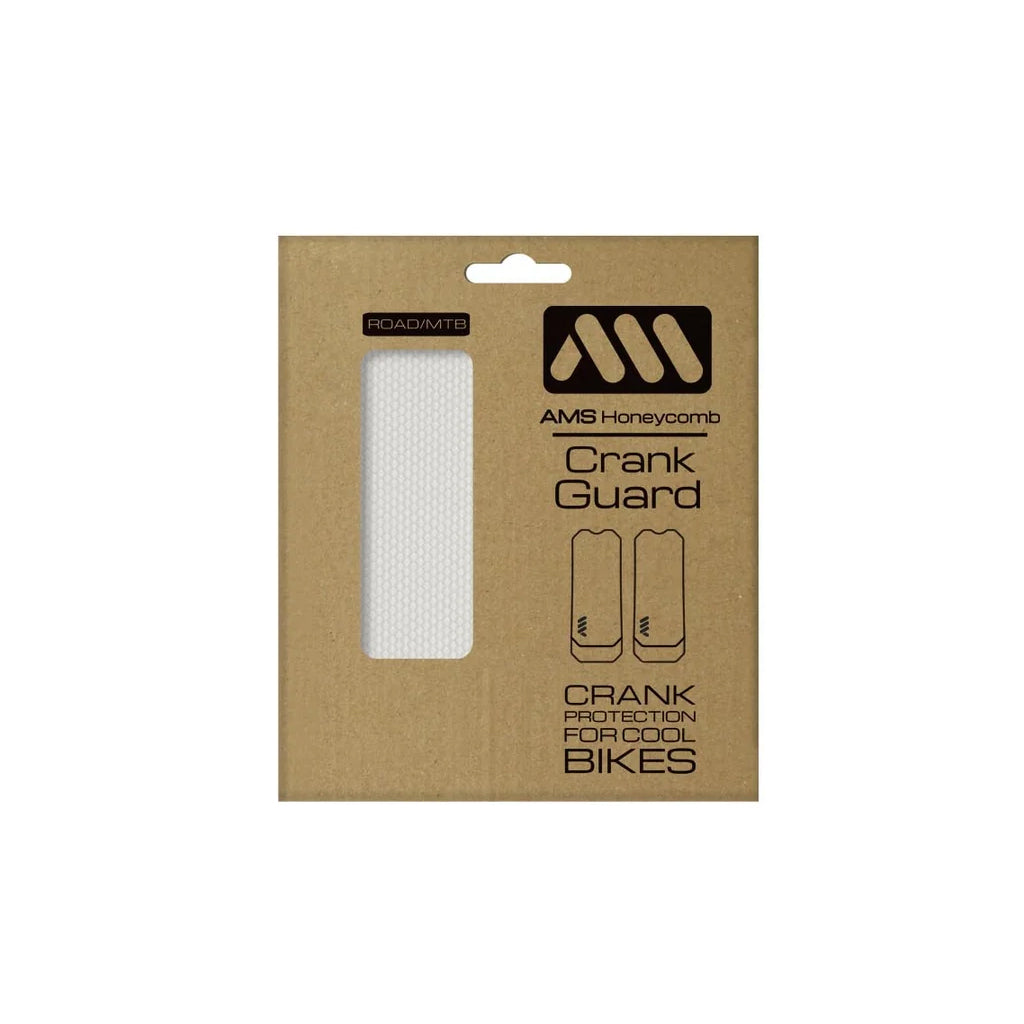 All Mountain Style Crank Guards – Carbon & Aluminum Compatible Protective Shoe Rub Shields with Honeycomb PVC Material for Mountain Bike Crank Arm Defense