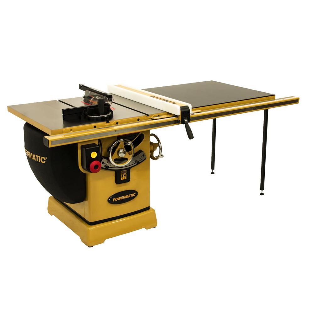 PM2000B 230-Volt/460-Volt 5 HP 3PH 50 in. RIP Table Saw with Accu-Fence
