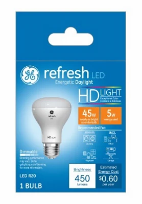 Led Refresh High Definition Bulb R20 Daylight 450 Lumens 5 Watt