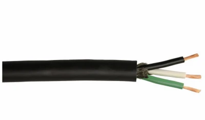 10/4 Sjeoow Oil-resistant Black Service Cord, Sold By The Foot