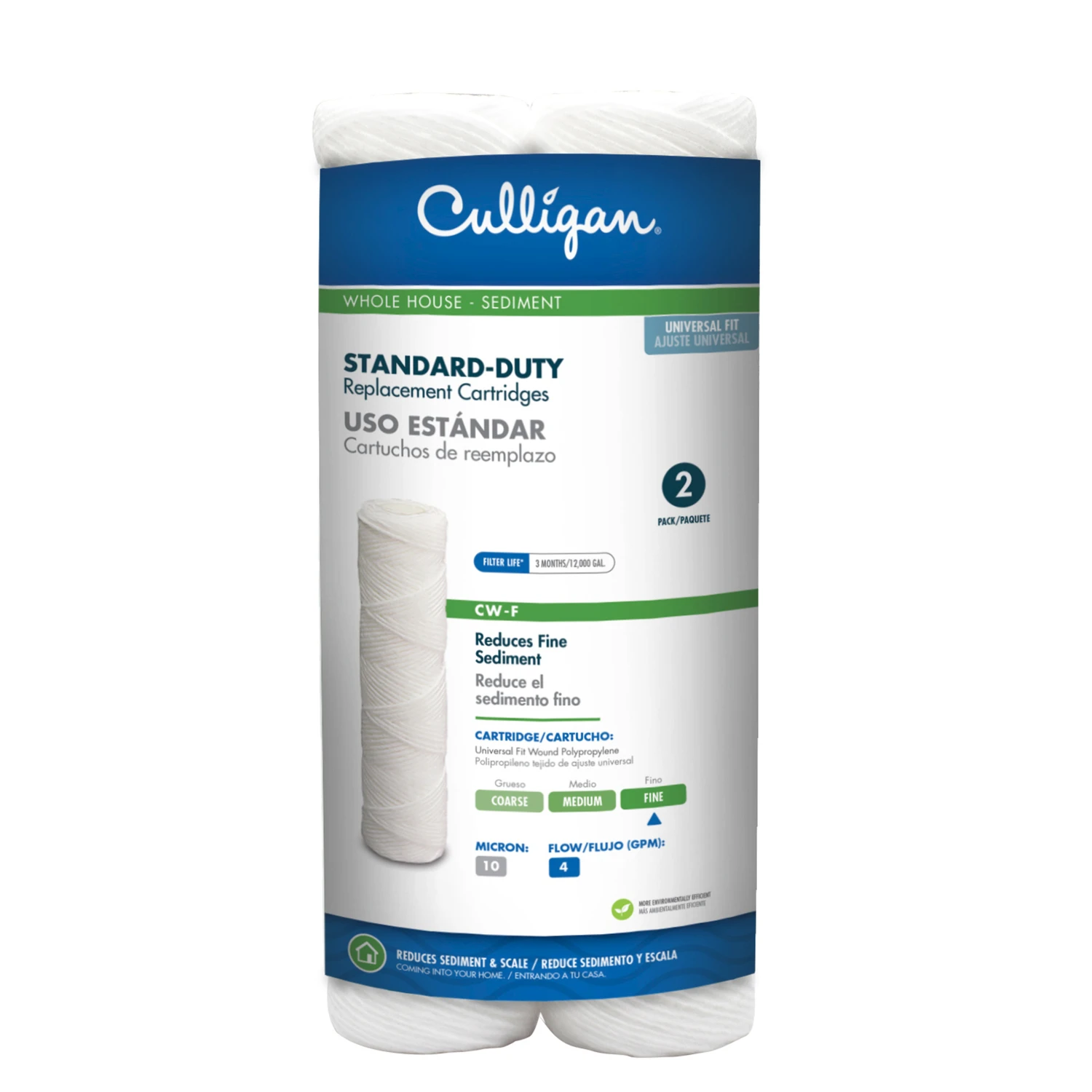 Sediment Water Filter Replacement Cartridges-2 Pack