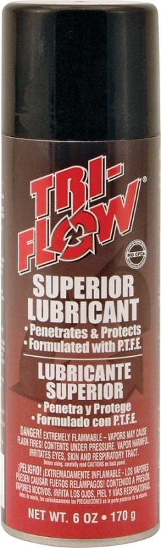 Tri-flow Lubricant With Polytetrafluoroethylene, 6 Ounce Aerosol Spray