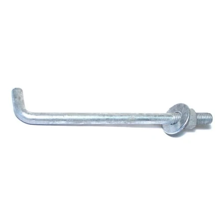 1/2-13 X 8 Inch Hot Dip Galvanized Steel Coarse Thread Anchor Bolts