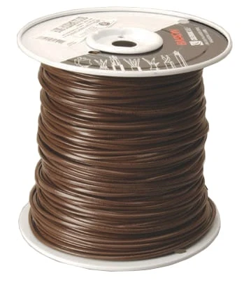 18/5 Thermostat Wire, Brown Pvc Jacket, Ul Listed, Sold By The Foot