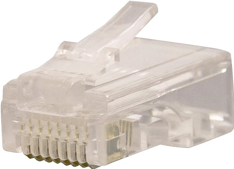 Telcom Rj45 Cat 5 Modular Plug, 8-pk.