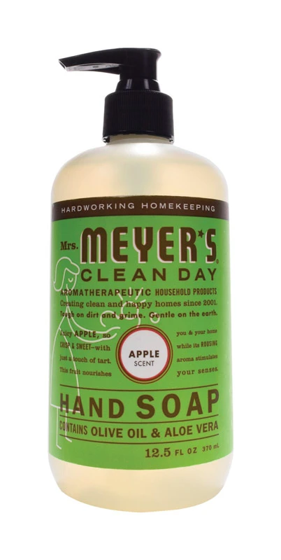 Liquid Hand Soap With Apple Scent, 12.5 Fluid Ounce Bottle