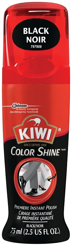 Premier Shine Black Shoe Wax Liquid, 2.5 Ounce Bottle