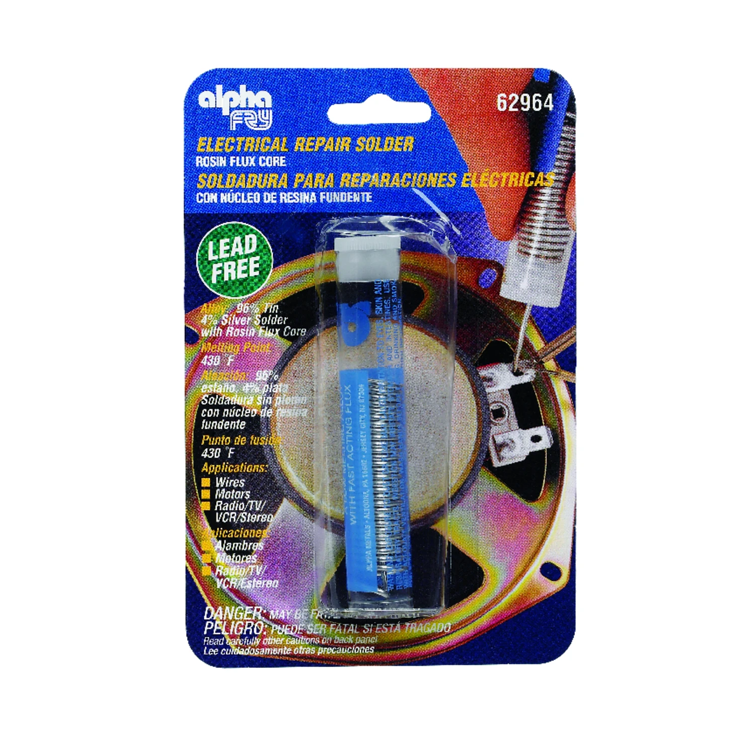 Electrical Solder Wire, 0.5 Ounce, Rosin Core For Electronics And Electrical Repairs