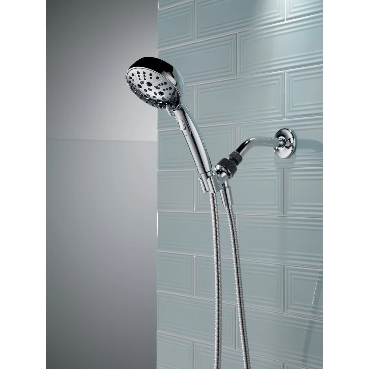 H2okinetic Six Spray Handheld Shower Head In Chrome Finish