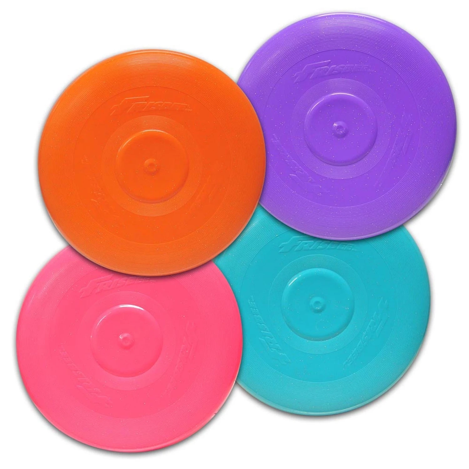 Classic Frisbee Flying Disc Toy Assorted Colors Durable Plastic