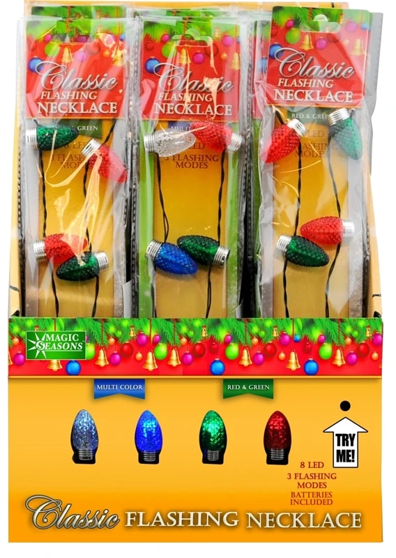 Classic Bulb Flashing Necklace