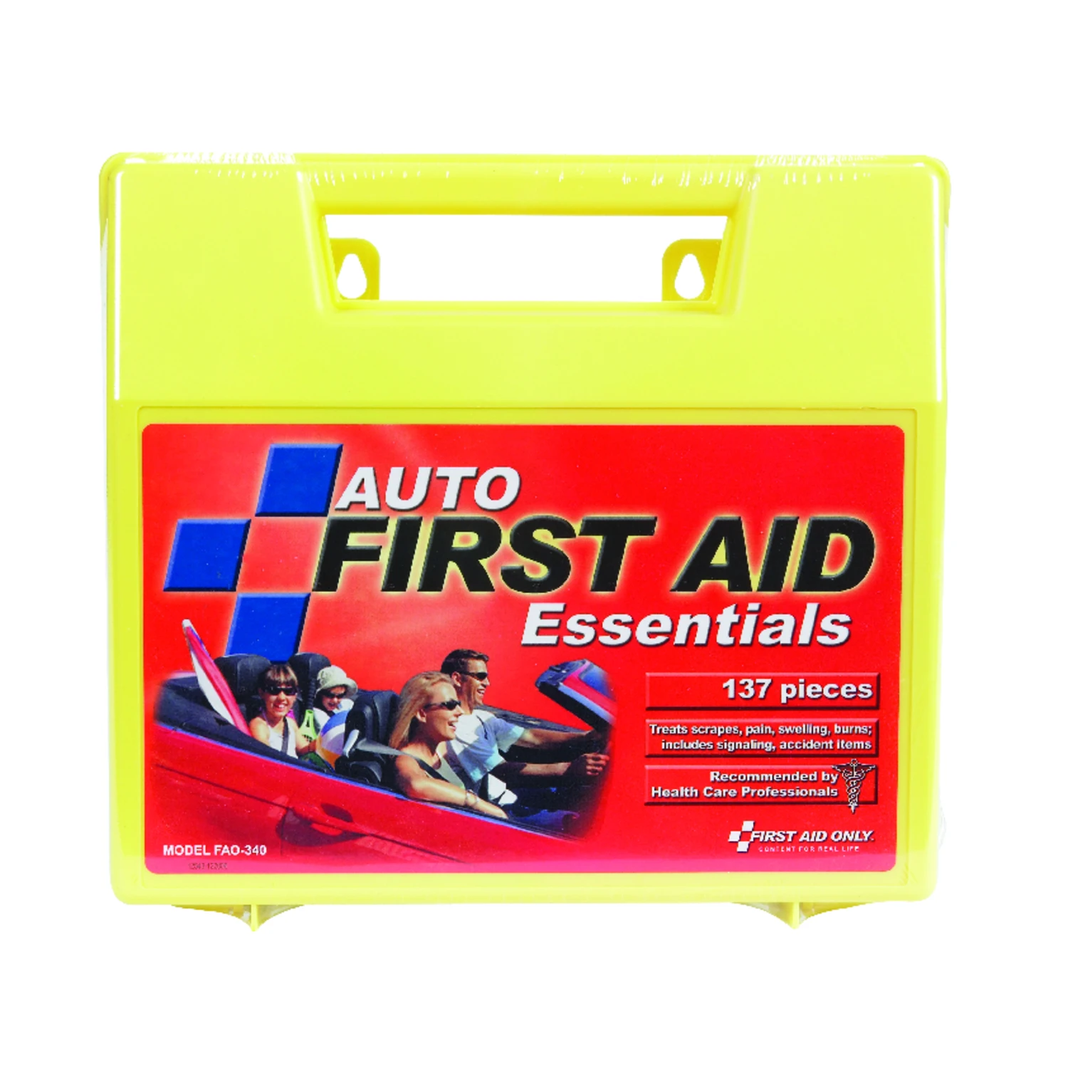 137-piece Automotive First Aid Kit With Comprehensive Medical Supplies